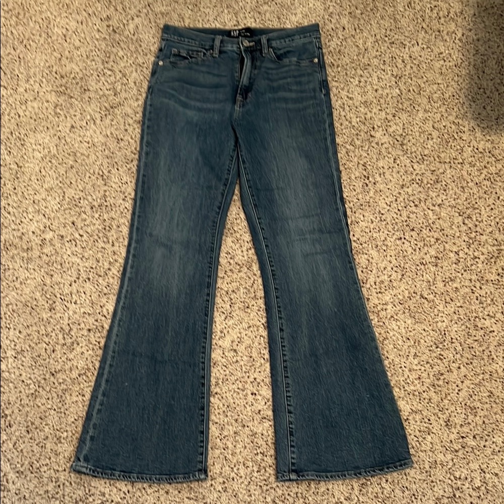 Gap Women's Blue Flared Jeans size 6